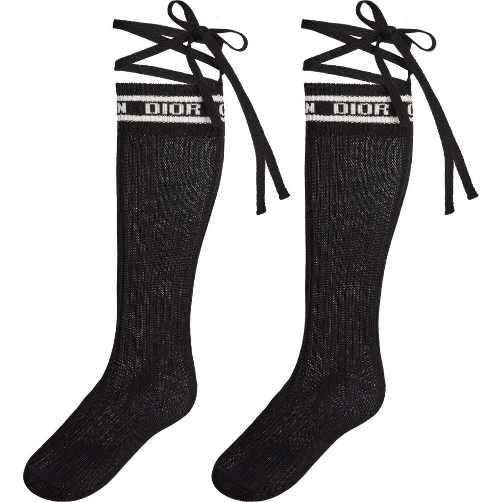 DIOR HIGH SOCKS WITH LACES - HKD 4,100